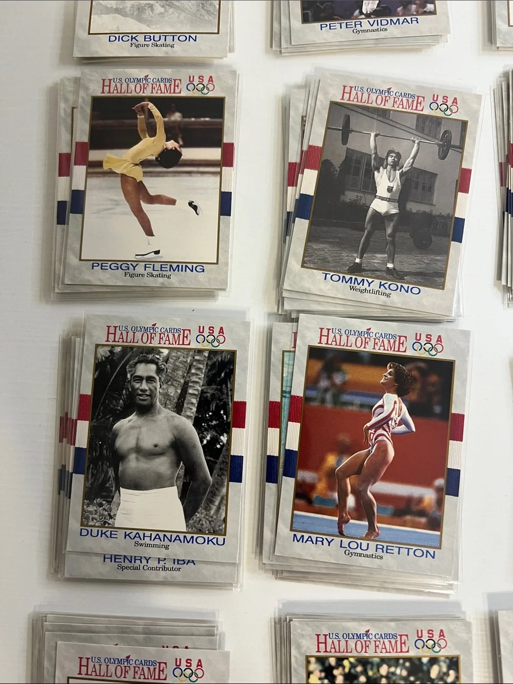 Vintage 90s US Olympics Hall of Fame Trading Cards - 20 Per Lot